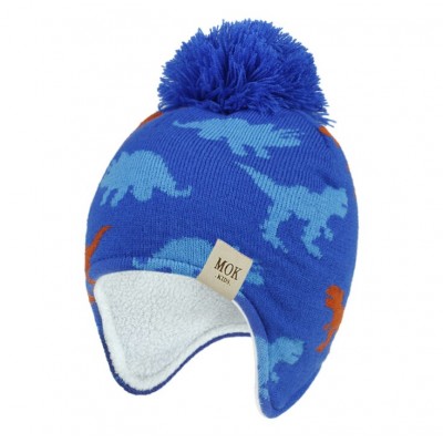 Детская шапка - Mok - Синяя - купить в Украине