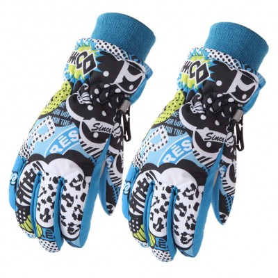 Детские зимние перчатки - Snow - Синие - купить в Украине