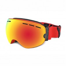 Очки сноубордические |8187| Поляризованные линзы | Маска для сноуборда ALOMA GOG-201 RED