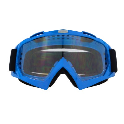Маска лыжная |8166| Синяя оправа с прозрачными линзами | Очки горнолыжные SKI - купить в Украине