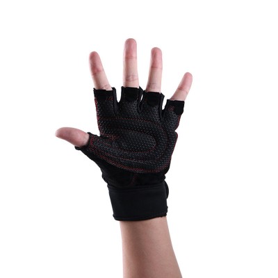 Перчатки без пальцев ( CRG01-8307 ) для воркаута Цвет: Чёрный - купить в Украине